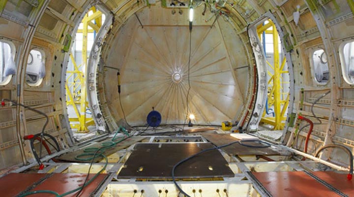 fuselaje-de-avion mecanizado para fuselaje de avion